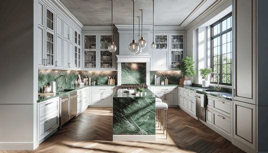 Elevate Kitchens with Stunning Green Granite Countertops - Z Boutique by Marble Couture