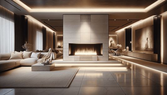 Elevate Luxury Interiors with Florim Porcelain Fireplaces by Zicana - Z Boutique by Marble Couture