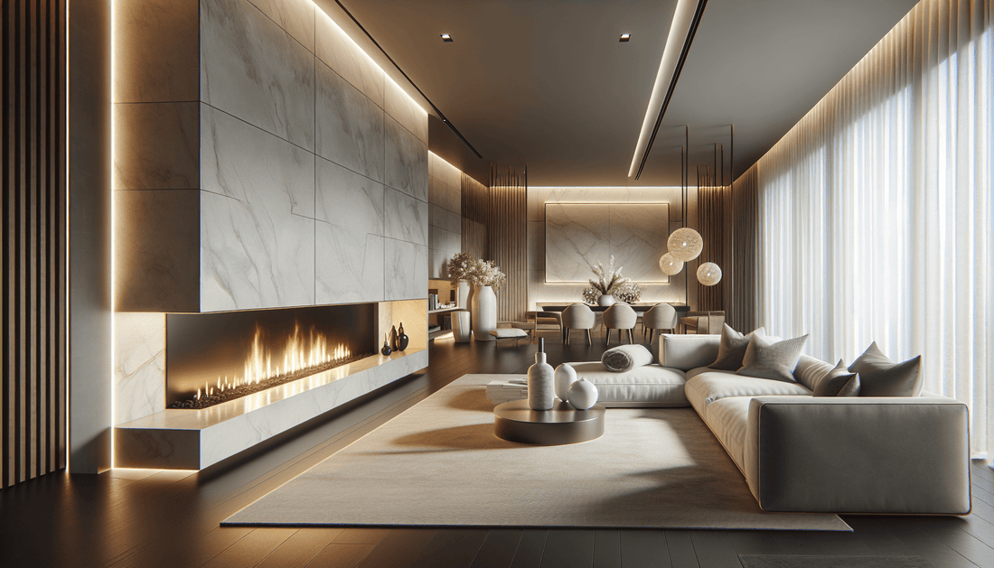 Elevate Luxury Living with Infinity Porcelain Fireplaces from Zicana - Z Boutique by Marble Couture