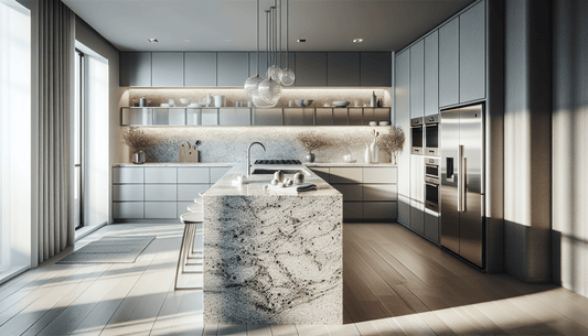 Elevate Spaces: White & Grey Granite Countertops Insights - Z Boutique by Marble Couture