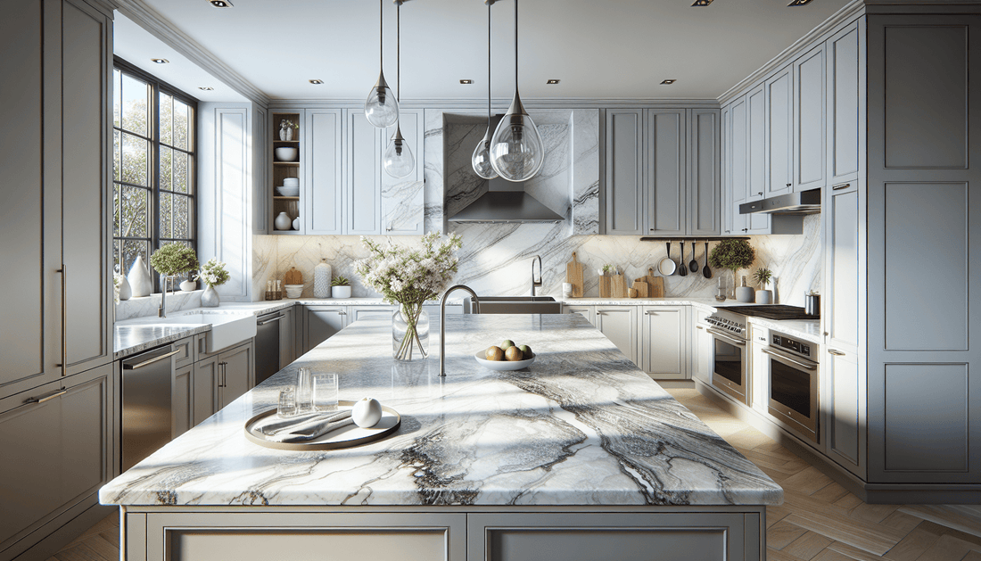 Elevate Spaces with Alaska White Granite Countertops - Zicana Boutique