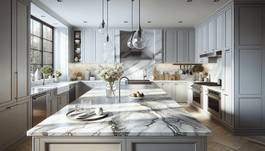 Elevate Spaces with Alaska White Granite Countertops - Z Boutique by Marble Couture