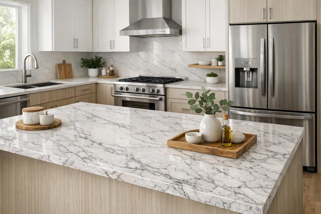 Elevate Spaces with Alaska White Vicostone - Vicostone Guide - Zicana Boutique