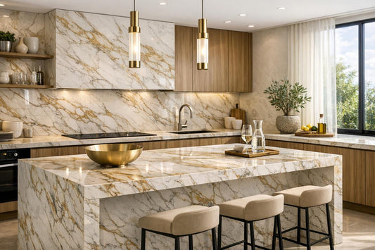 Elevate Spaces with Arabescato Gold Laminam by Zicana - Zicana Boutique