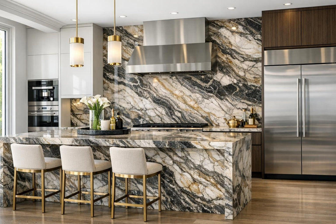 Elevate Spaces with Arabescato Orobico Marble - Zicana Boutique - Zicana Boutique