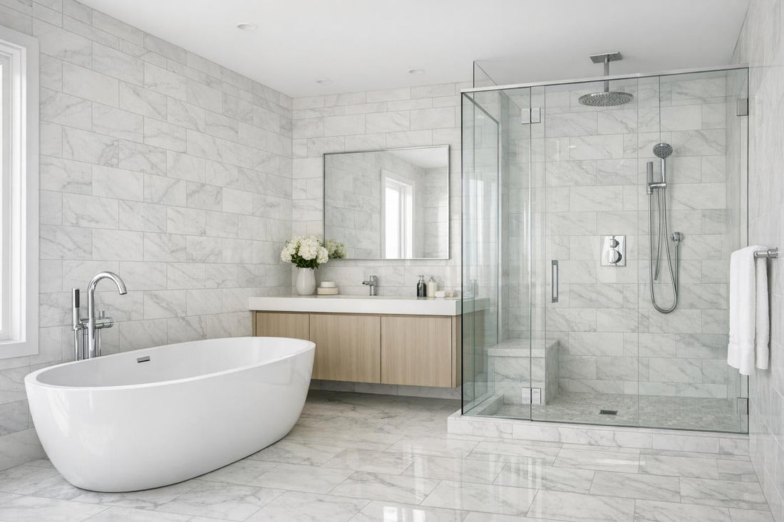 Elevate Spaces with Athens White Marble Tile - Zicana Boutique - Zicana Boutique