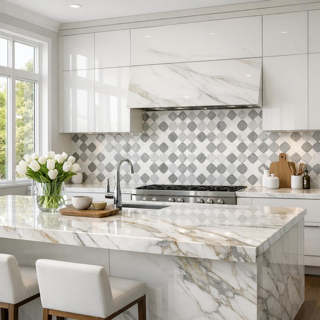 Elevate Spaces with Bella Calacatta and Dolomite Tiles - Zicana Boutique