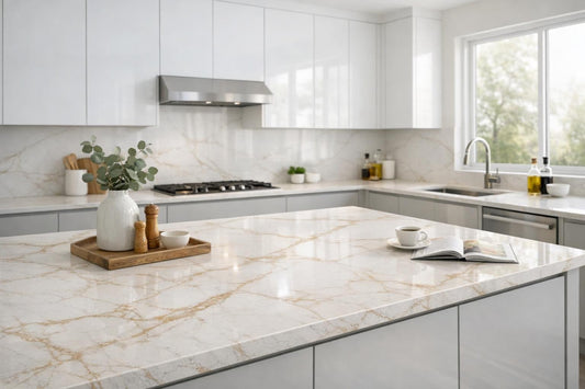 Elevate Spaces with Bianco Aurea Tessa Quartz Elegance - Zicana Boutique