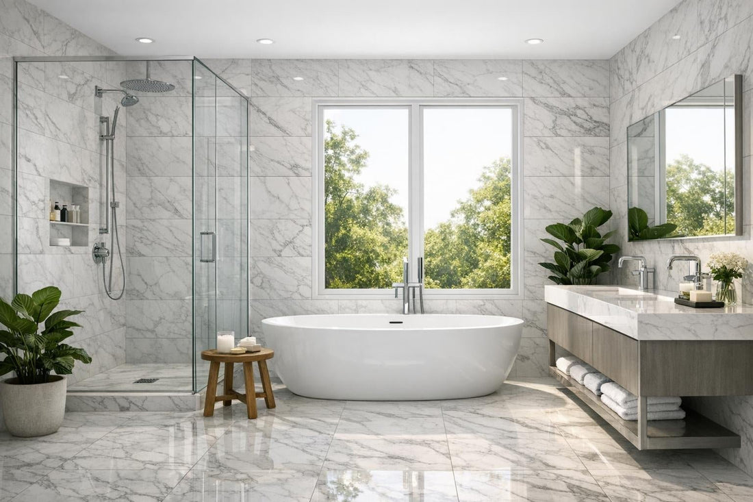 Elevate Spaces with Bianco Cevic Marble Tile - Zicana - Zicana Boutique