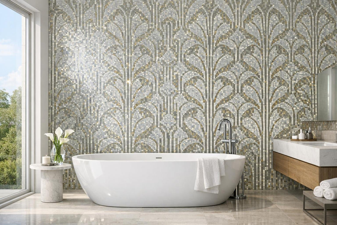 Elevate Spaces with Bisazza Audrey Glass Mosaic Design - Zicana Boutique