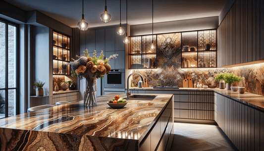 Elevate Spaces with Brown Tan Granite Countertops Expertise - Z Boutique by Marble Couture