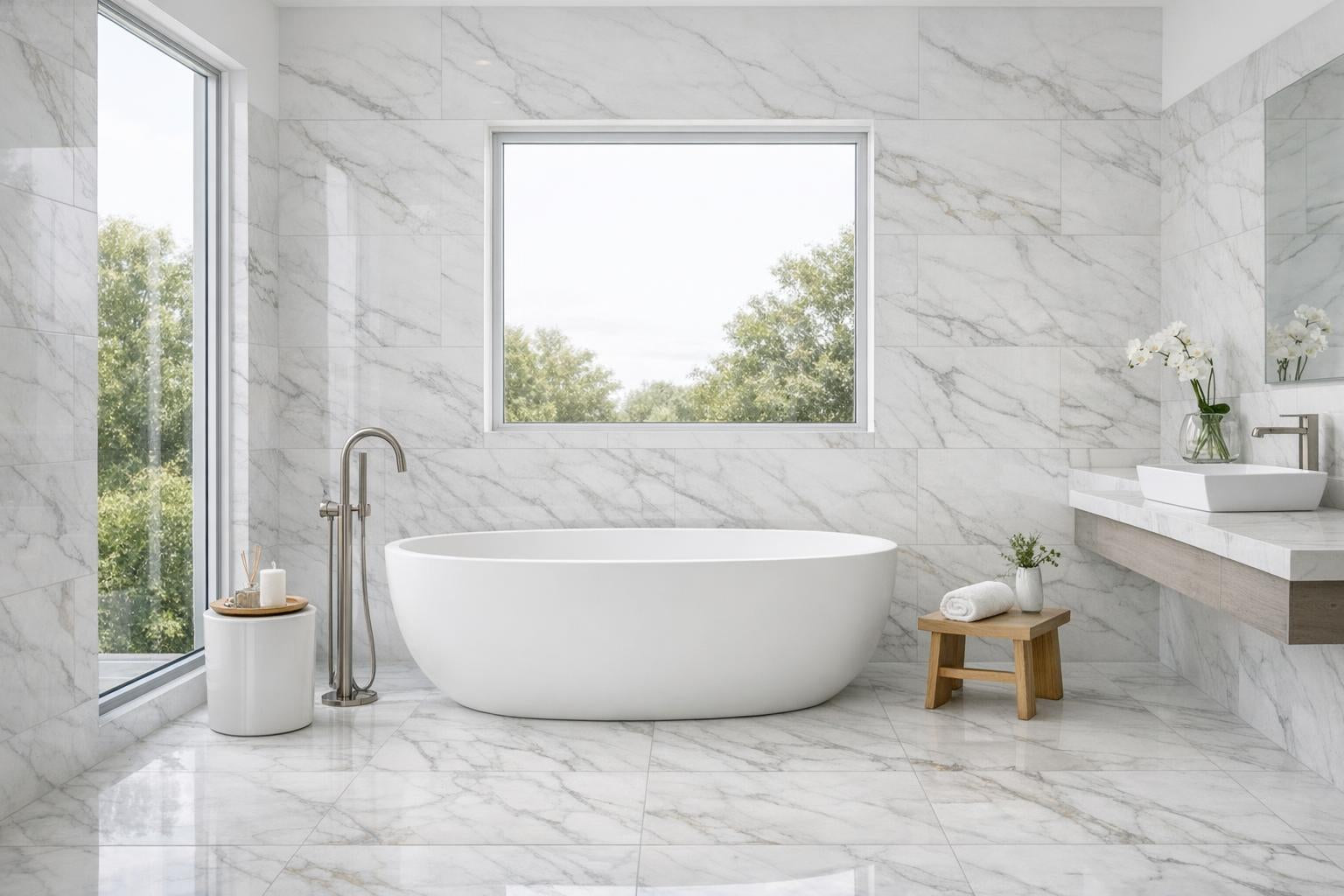 Elevate Spaces with Calacatta Caldia Marble Tile - Zicana – Zicana Boutique