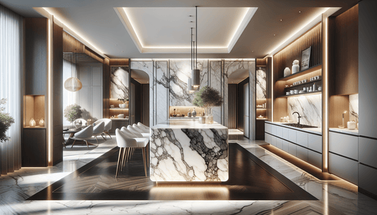 Elevate Spaces with Calacatta Elysio Quartz for Timeless Elegance - Z Boutique by Marble Couture