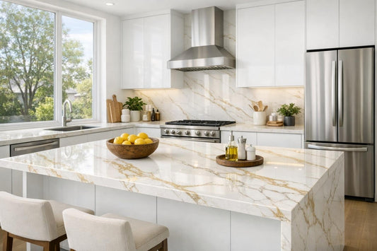 Elevate Spaces with Calacatta Gold Quartz: A Designer's Guide - Zicana Boutique
