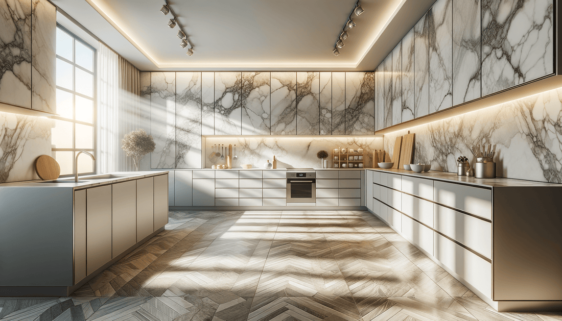 Elevate Spaces with Calacatta Spider Raphael Tile Mastery - Zicana Boutique