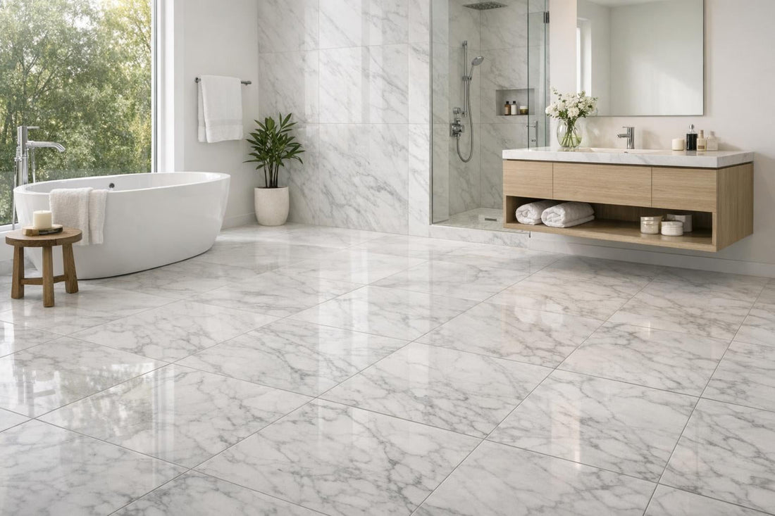 Elevate Spaces with Carrara Select Marble Tile - Zicana Boutique - Zicana Boutique