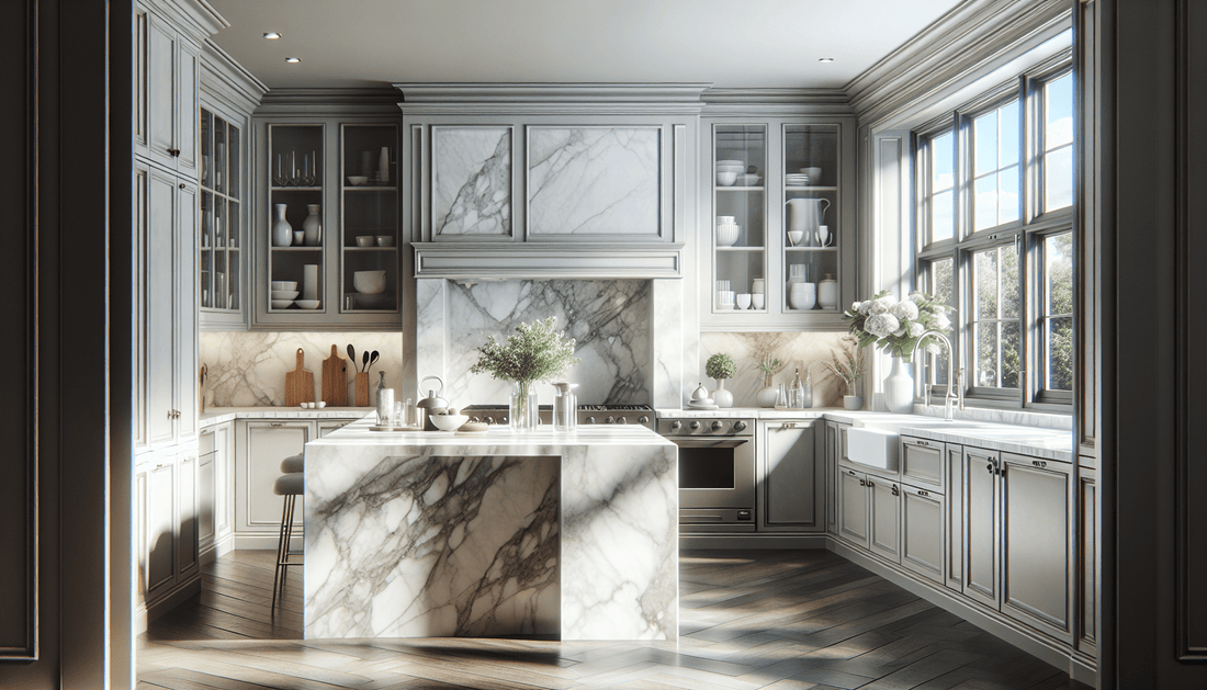 Elevate Spaces with Carrara White Marble Countertops from Zicana - Zicana Boutique