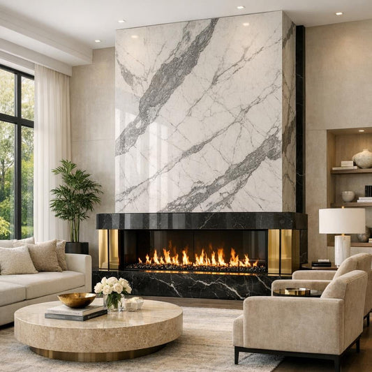 Elevate Spaces with Colossus Fireplace - Zicana Boutique Design - Zicana Boutique