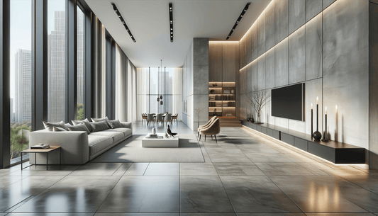 Elevate Spaces with Concrete Look Porcelain Slabs by Zicana - Zicana Boutique