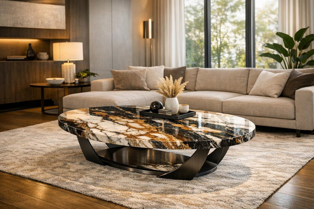 Elevate Spaces with Copernico Coffee Table - Marble Couture - Zicana Boutique