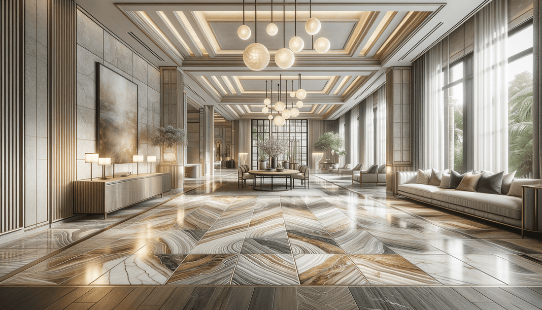 Elevate Spaces with Danae Kc Dekton 28"x28" Field Tile - Zicana Boutique