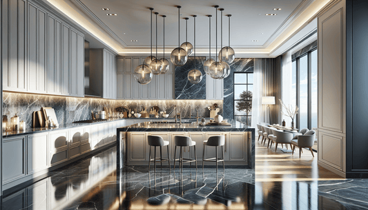 Elevate Spaces with Dark Blue Quartz Countertops Solutions - Z Boutique by Marble Couture