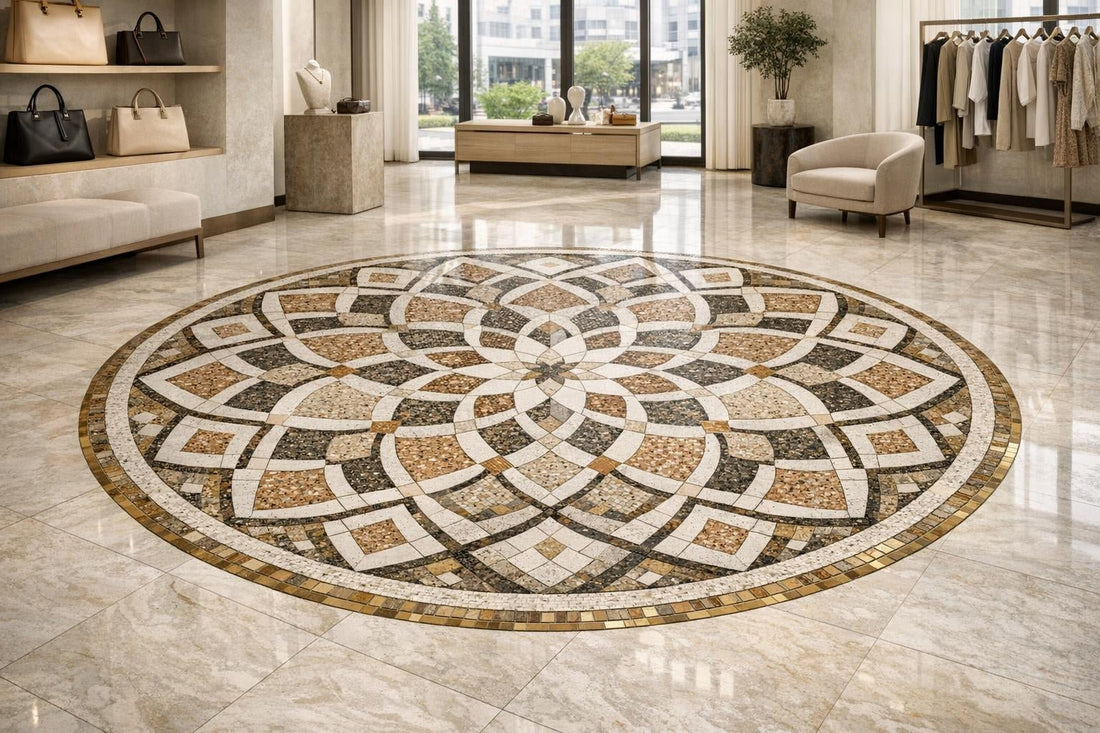 Elevate Spaces with Decova Aldo Bianco Terrazo Mosaic - Zicana Boutique