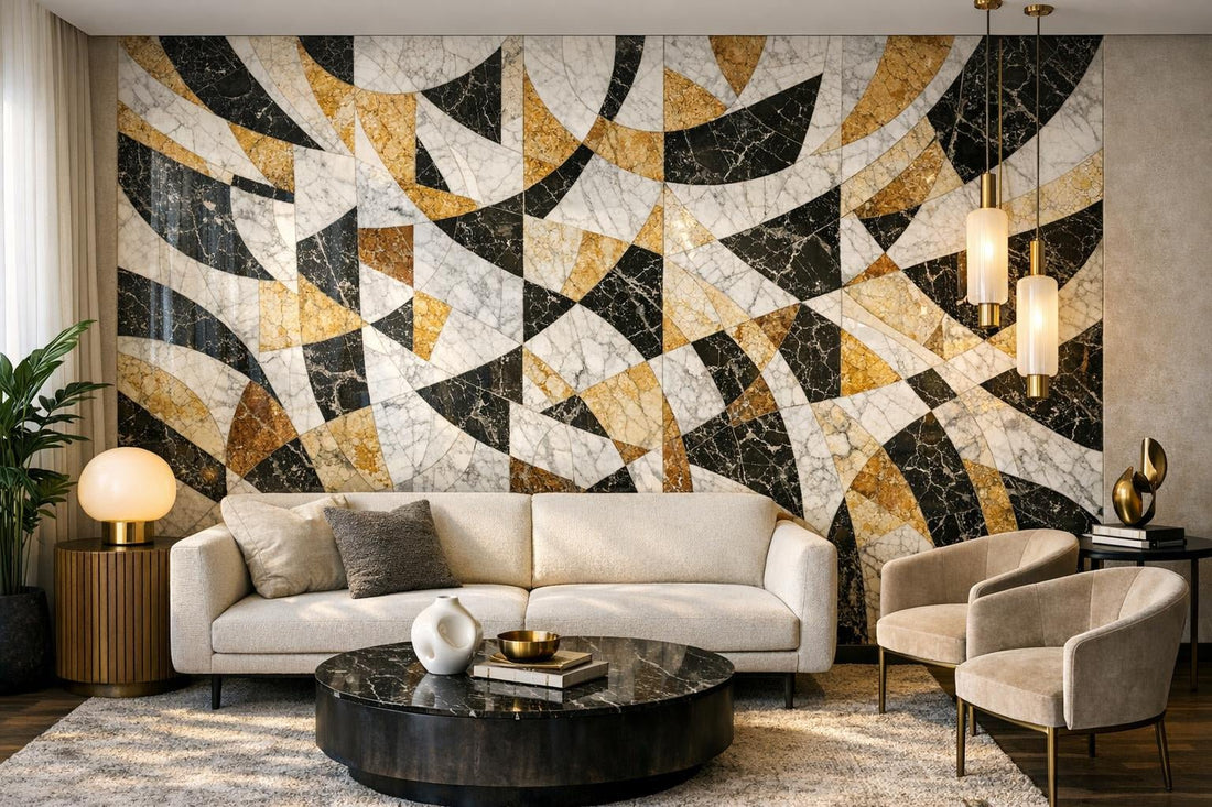 Elevate Spaces with Decova Jazz Confetti Marble Mosaics - Zicana Boutique