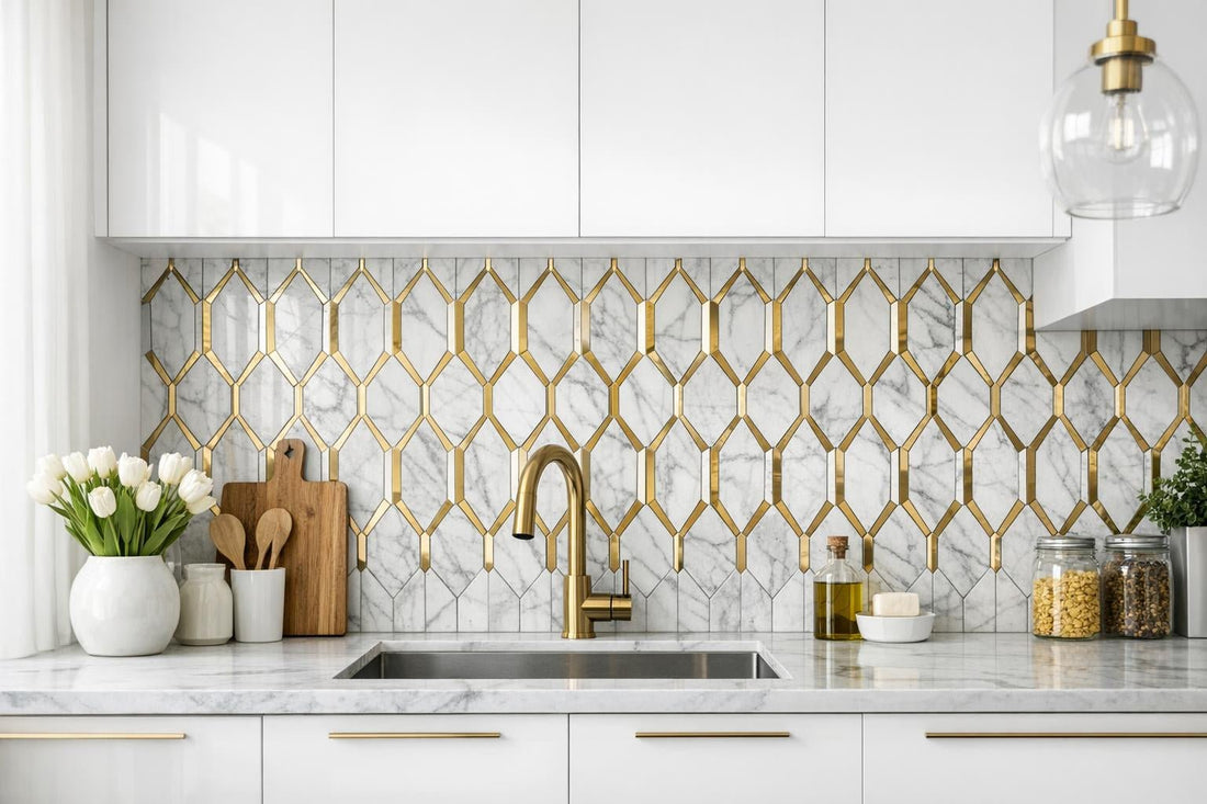 Elevate Spaces with Decova Picket Marble & Metal Tite - Zicana Boutique
