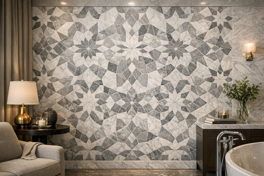 Elevate Spaces with Dimensa Sephir Marble Mosaic Solutions - Zicana Boutique