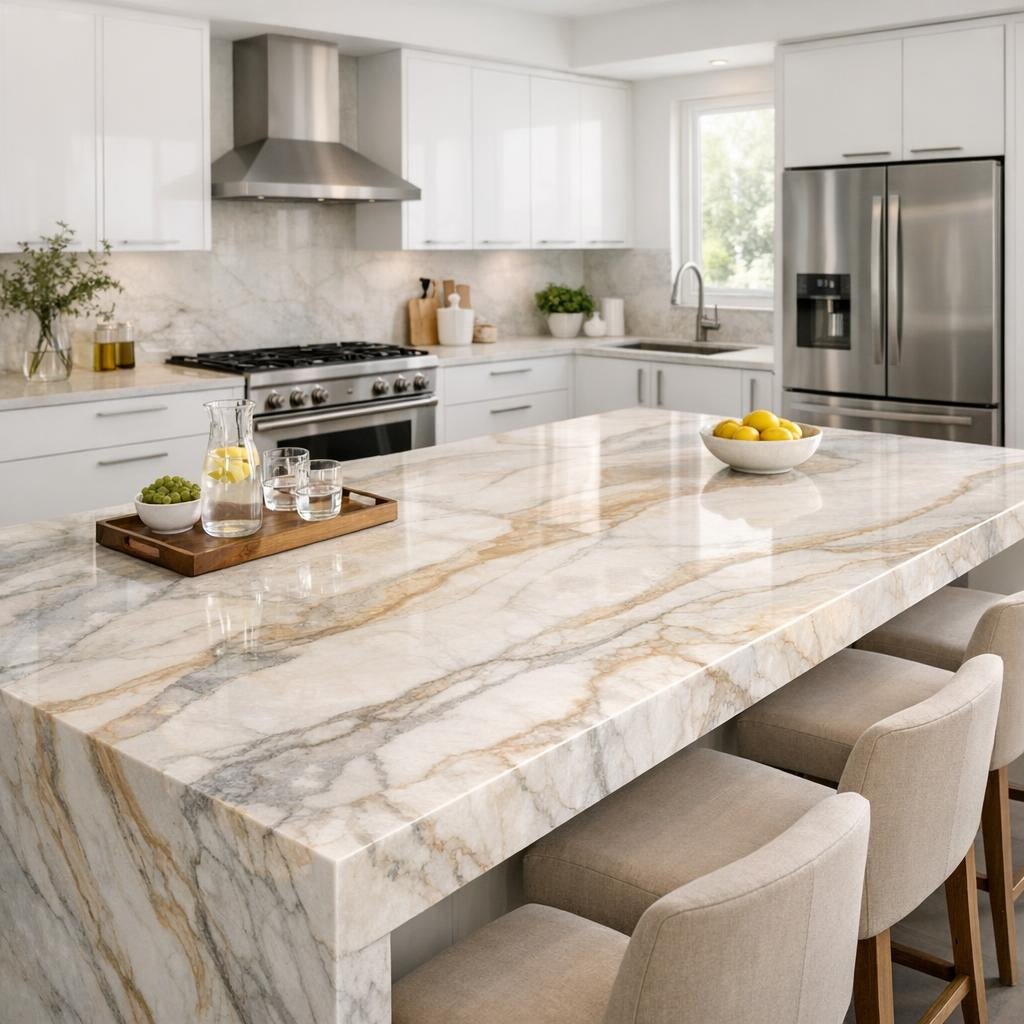 Elevate Spaces with Dolce Vita Dolomite Slab Design - Zicana Boutique