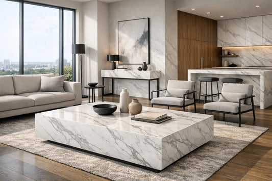 Elevate Spaces with Dolomira Crest Tessa Quartz Solutions - Zicana Boutique