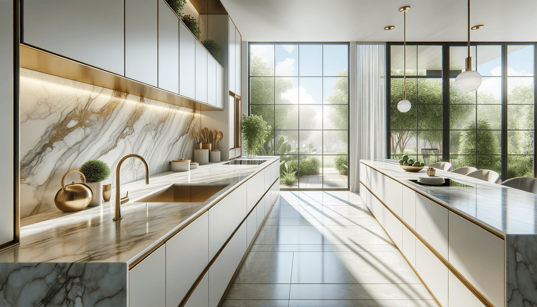 Elevate Spaces with Eternal Calacatta Gold Silestone Elegance - Zicana Boutique