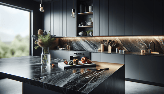 Elevate Spaces with Exquisite Black Mist Granite Countertops - Z Boutique by Marble Couture