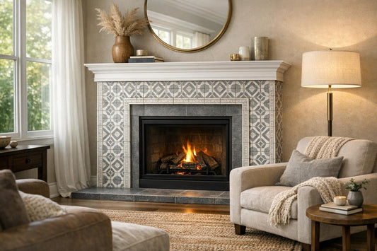 Elevate Spaces with Exquisite Fireplace Surround Tile Options - Zicana Boutique