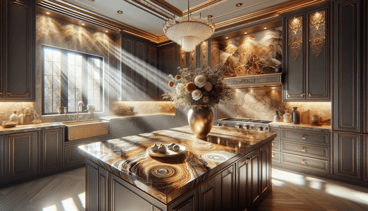 Elevate Spaces with Exquisite Golden Granite from Zicana Boutique - Z Boutique by Marble Couture