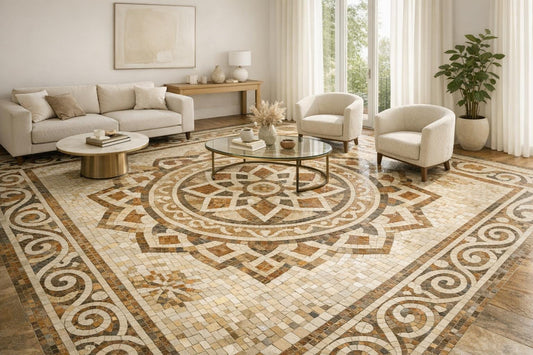 Elevate Spaces with Exquisite Mosaic Floor Tiles from Zicana - Zicana Boutique