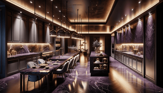 Elevate Spaces with Exquisite Purple Granite Countertops - Z Boutique by Marble Couture