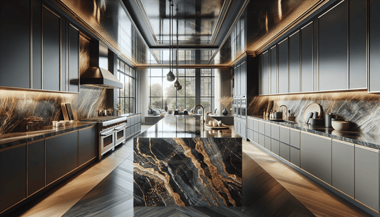 Elevate Spaces with Exquisite Titanium Granite Slabs - Z Boutique by Marble Couture