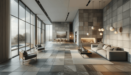 Elevate Spaces with Florim Ardoise Gris Stone Solutions - Zicana Boutique
