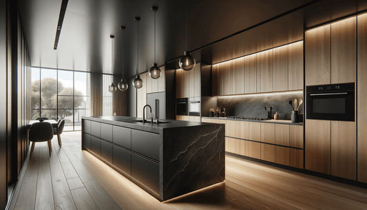 Elevate Spaces with Florim Stone Black Matte Surfaces - Zicana Boutique