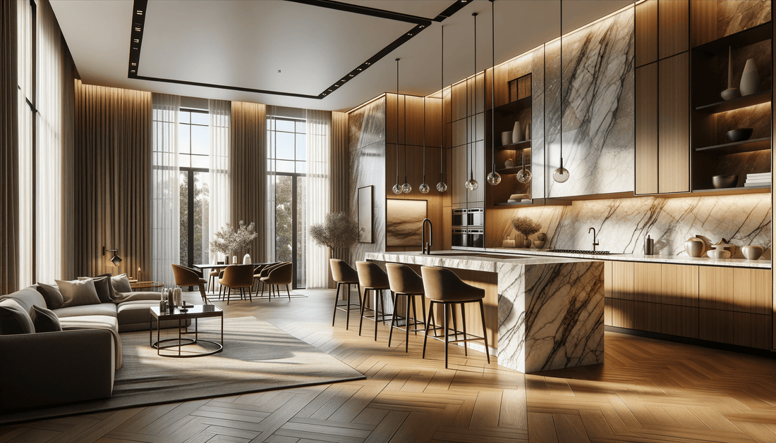 Elevate Spaces with Florim Stone Marble Emperador Elegance - Zicana Boutique