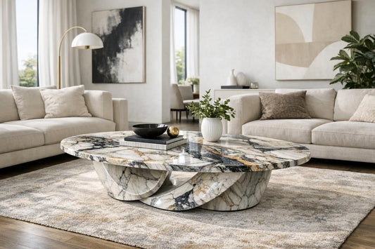 Elevate Spaces with Galilei Coffee Table - Marble Couture - Zicana Boutique