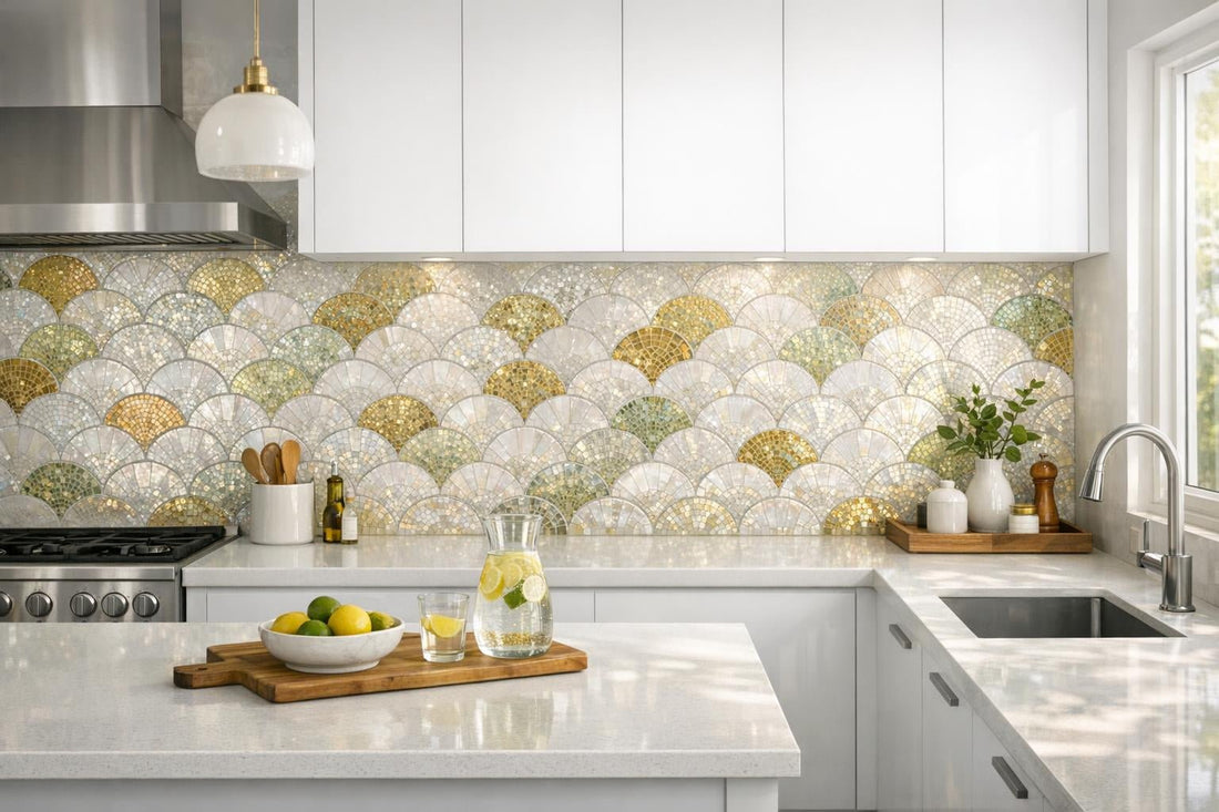Elevate Spaces with Gin Fizz Mosaic Artistic Tile - Zicana Boutique