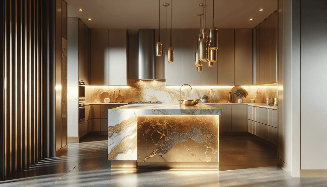 Elevate Spaces with Golden Marble and Granite: Tips & Trends - Zicana Boutique