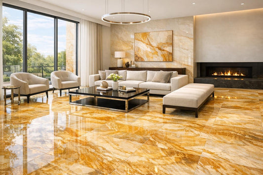Elevate Spaces with Golden Onyx Florim by Zicana - Zicana Boutique