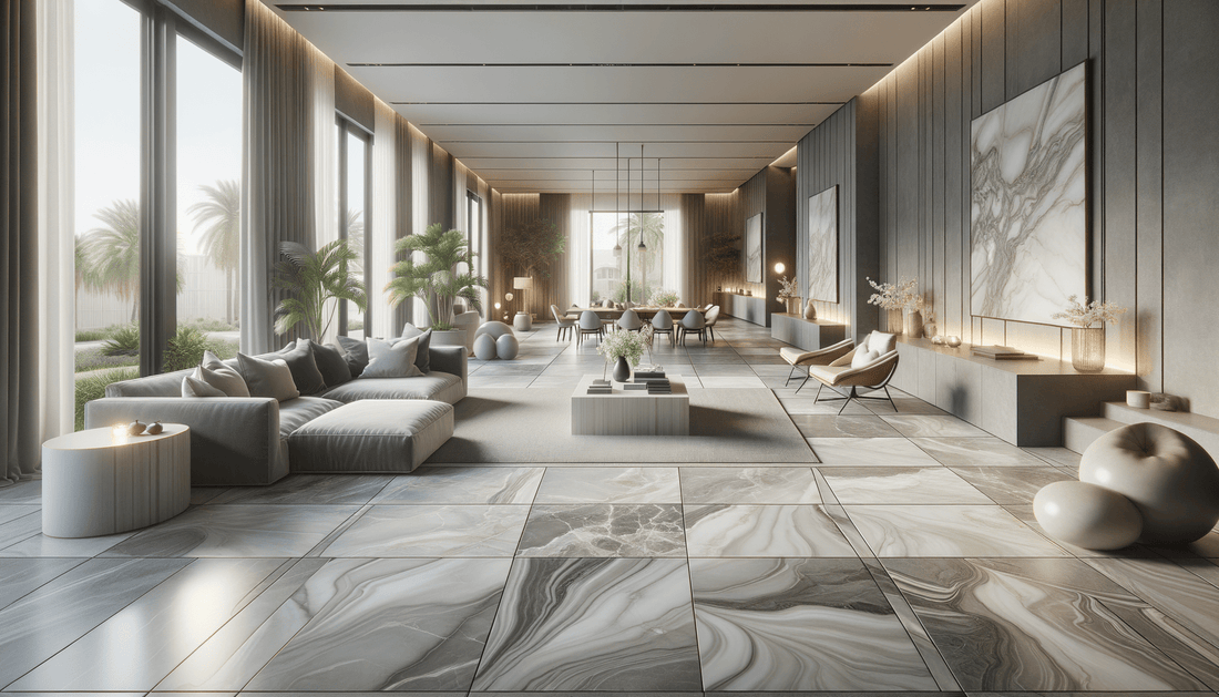 Elevate Spaces with Grigio Pearl Marble Field Tile - Zicana Boutique