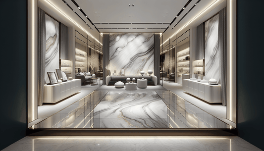 Elevate Spaces with Infinity Porcelain at Zicana Boutique - Z Boutique by Marble Couture