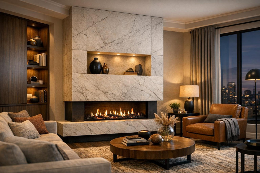 Elevate Spaces with Innovative Fireplace Surround Design - Zicana Boutique