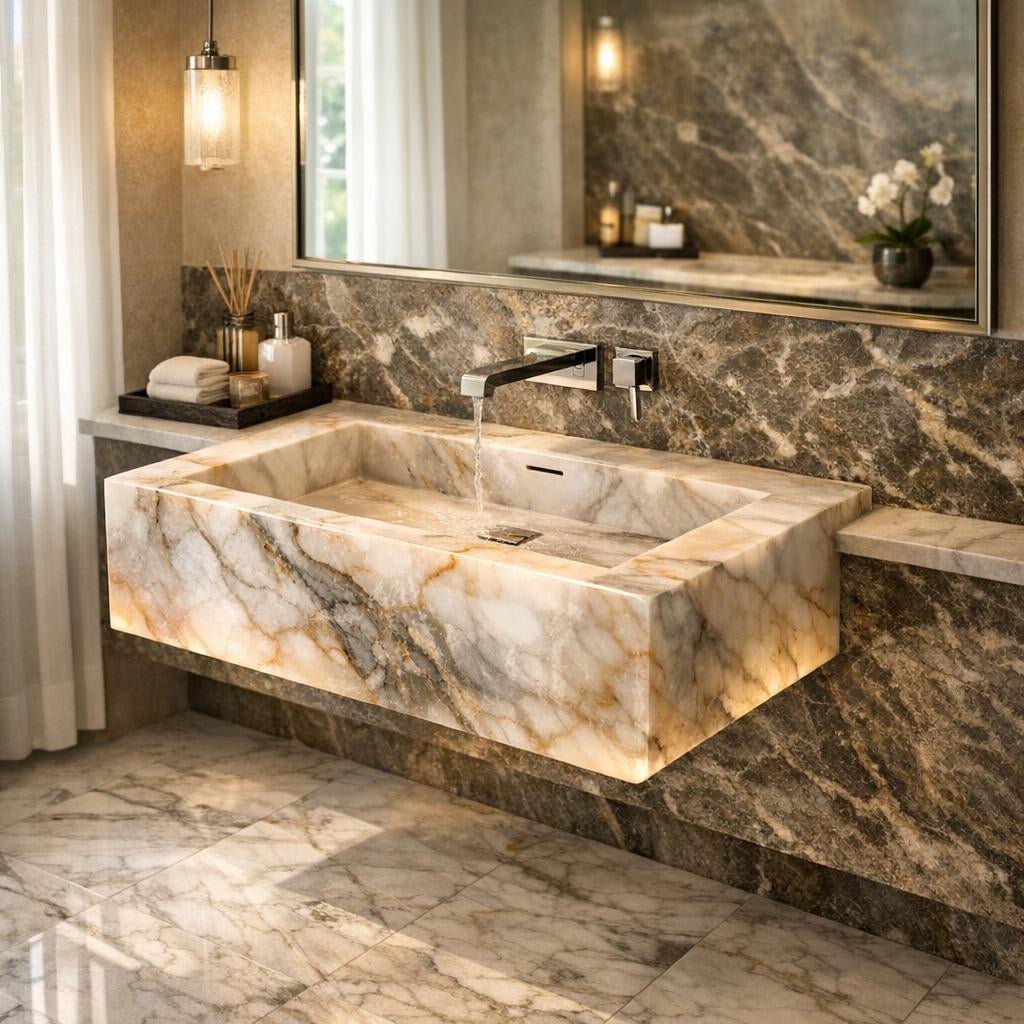 Elevate Spaces with Joy 36 Floating Sink from Zicana - Zicana Boutique